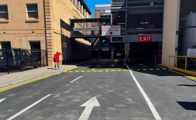 New Asphalt Carpark in North Adelaide