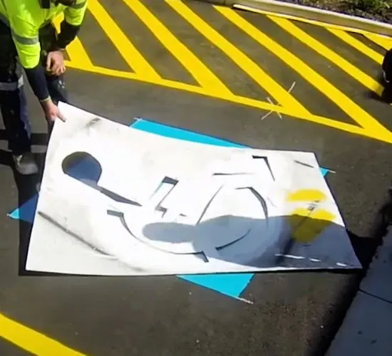 Commercial Car Park Line Marking   4